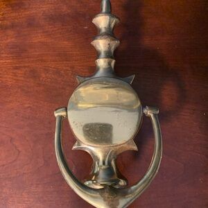 Vintage Brass Door Knocker Architectural Salvage